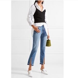 Frame Le Nouveau Straight Denim Jeans crop size 26